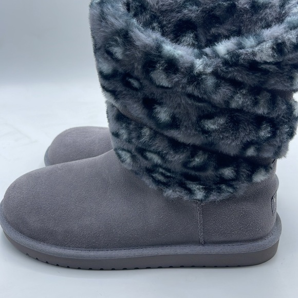 Kookaburra by Ugg Women’s Dezi short leopard boot - Picture 2 of 5